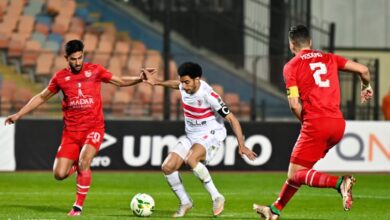 مباراة الزمالك ضد شباب بلوزداد