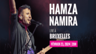 أسعار ورابط حجز تذاكر حفل حمزة نمرة في بلجيكا