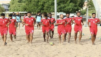 مواعيد مباريات بطولة عمان لكرة الشاطئية والقنوات الناقلة