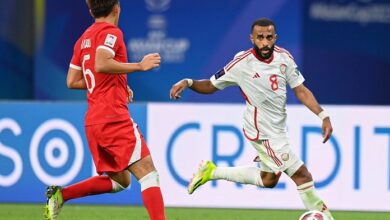 معلق مباراة فلسطين ضد الإمارات في كأس آسيا